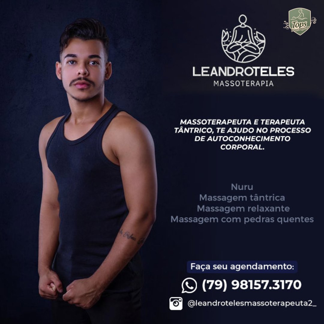 Leandro Teles Massoterapeuta Maceió - Jatiúca