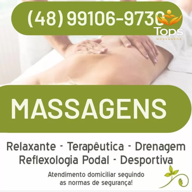 Sala de Massagem - Massagista Sensual  em Florianópolis - SC - Tops Massagens