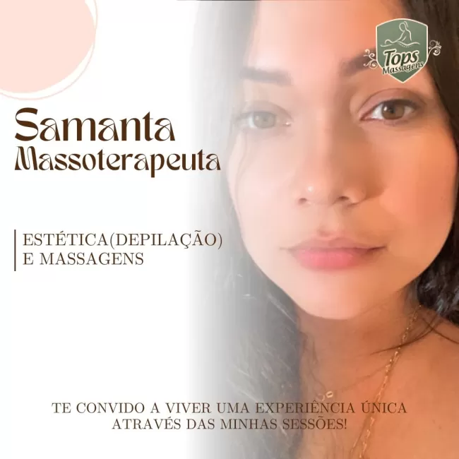 Massagem Sensual Aracaju - Tops Massagens - Samanta