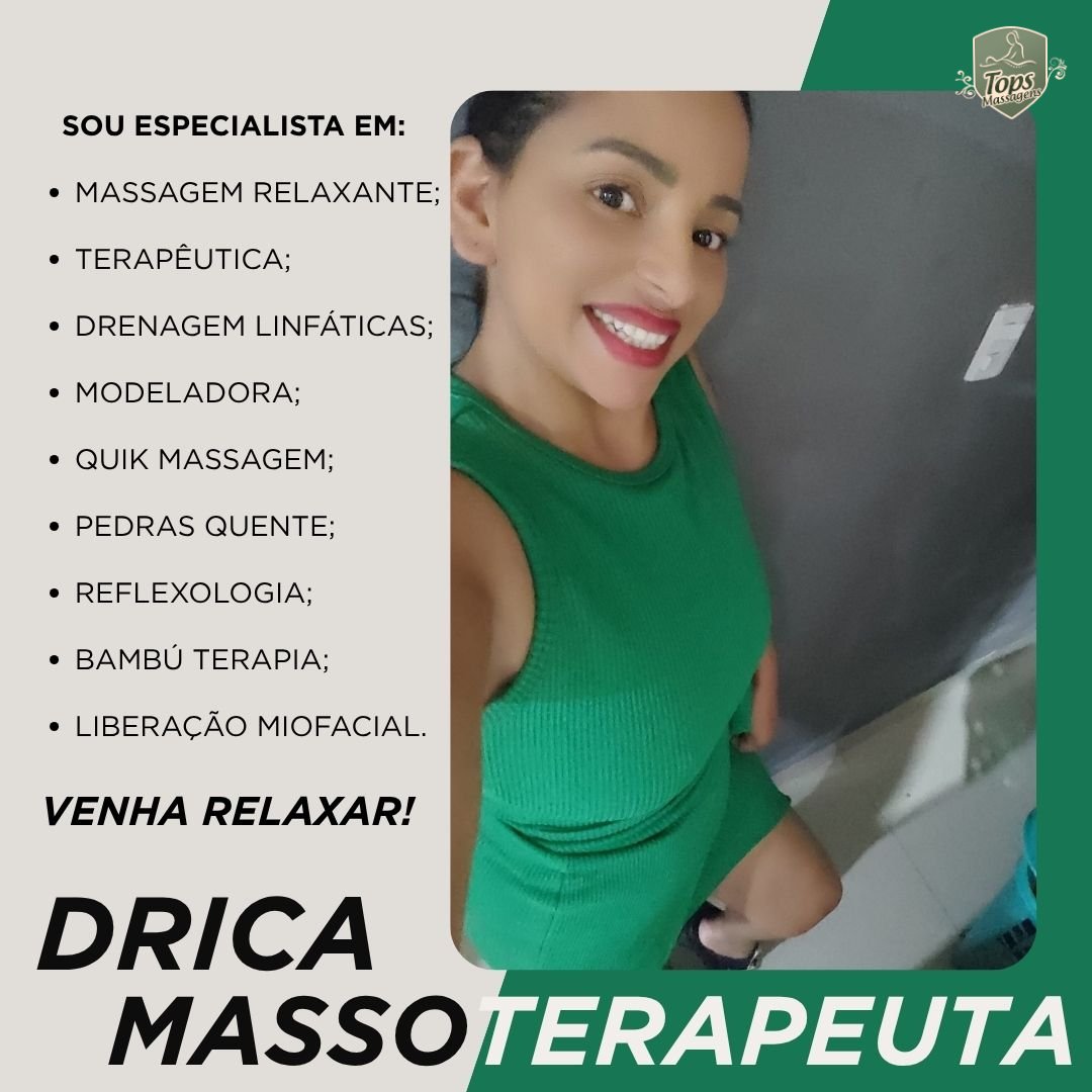 Massagem Sensual Curitiba - Tops Massagens - Drica Massoterapeuta
