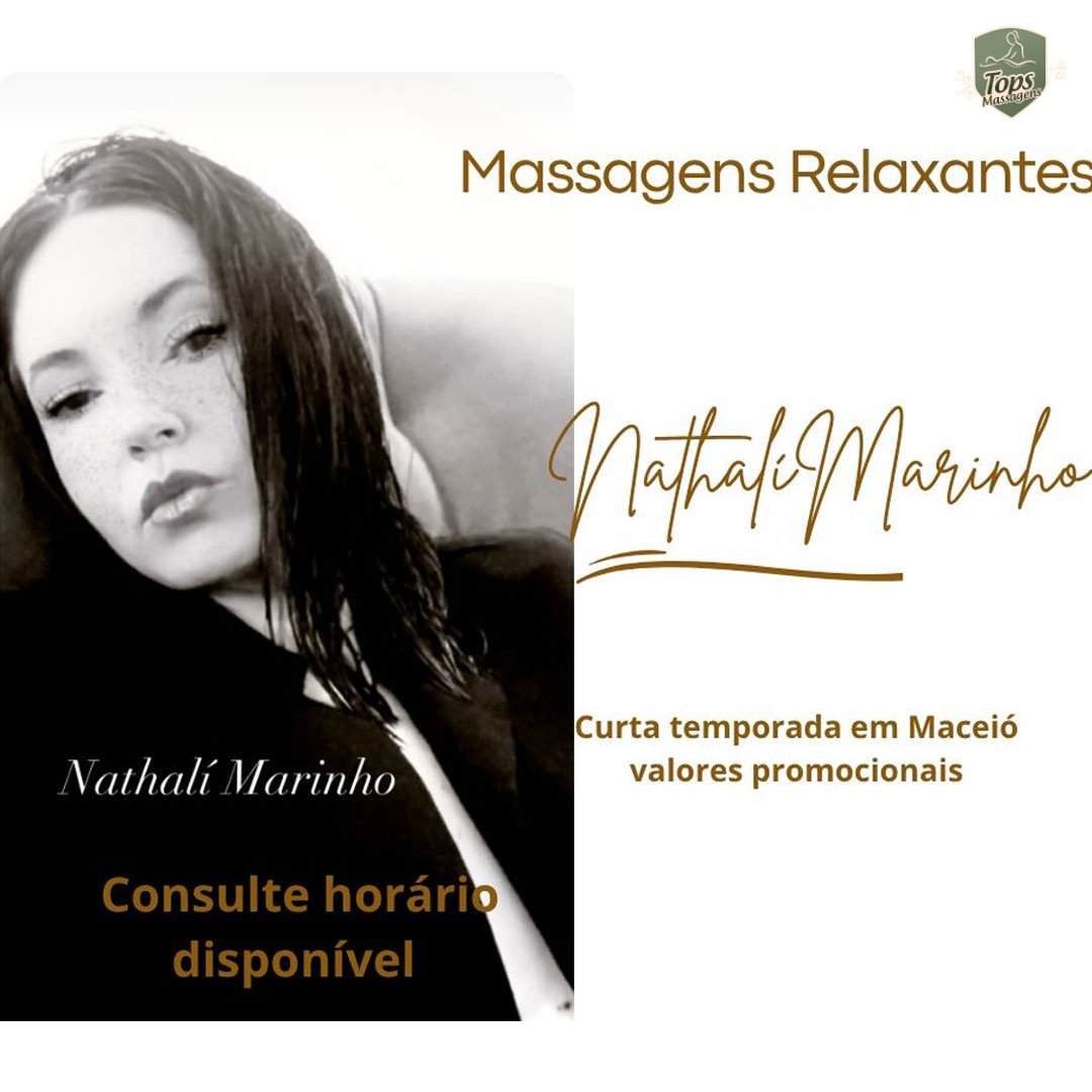 Massagem Sensual Maceió - Tops Massagens - Nathali Terapeuta