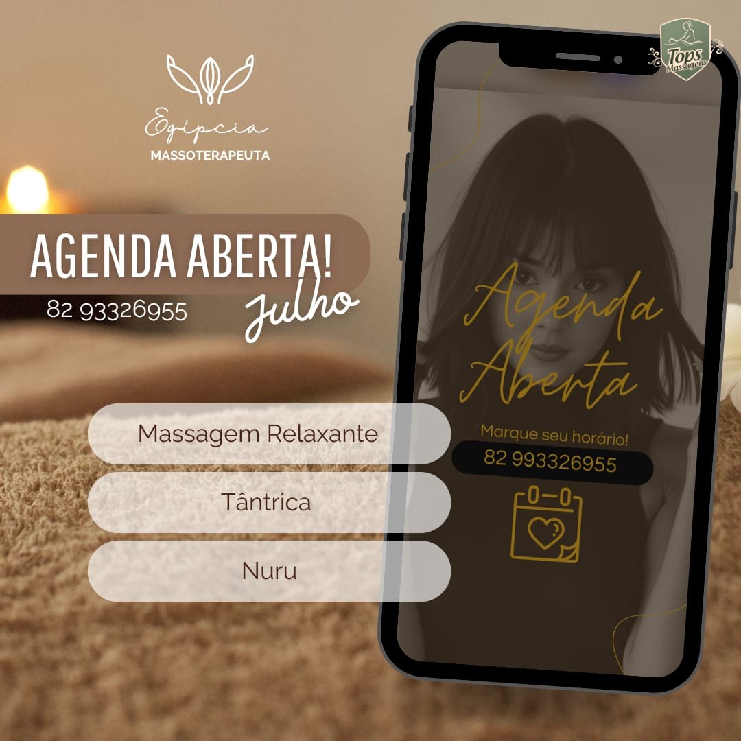 Massagem Sensual Maceió - Tops Massagens - Egípcia Massagens Terapêuticas