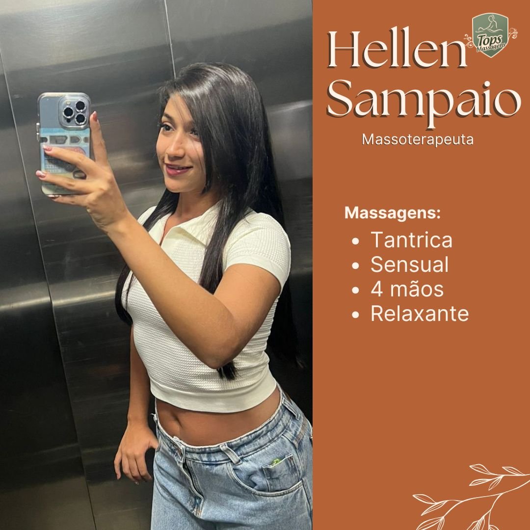 Massagem Sensual Maceió - Tops Massagens - Hellen Sampaio