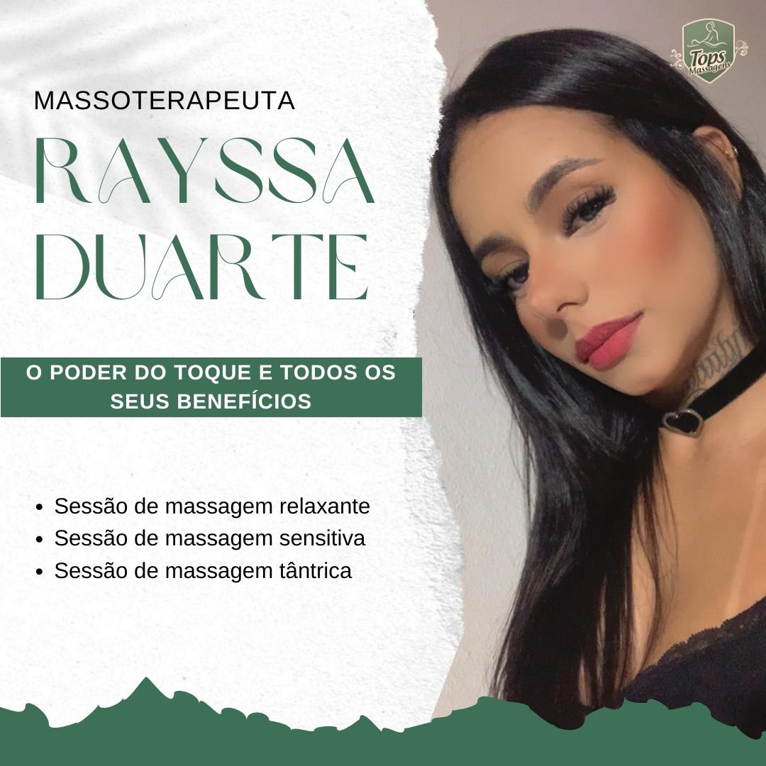 Massagem Sensual Maceió - Tops Massagens - Rayssa Duarte
