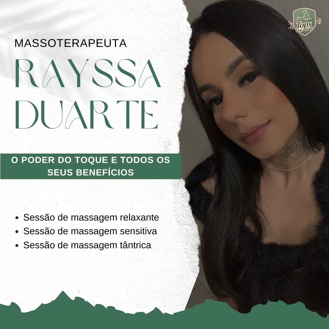 Massagem Sensual Maceió - Tops Massagens - Rayssa Duarte