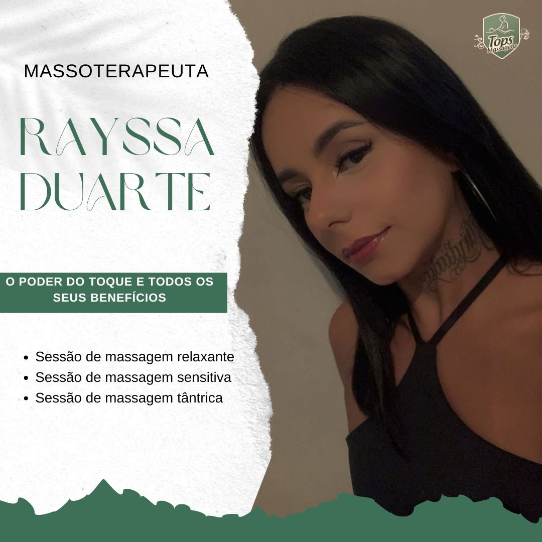 Massagem Sensual Maceió - Tops Massagens - Rayssa Duarte