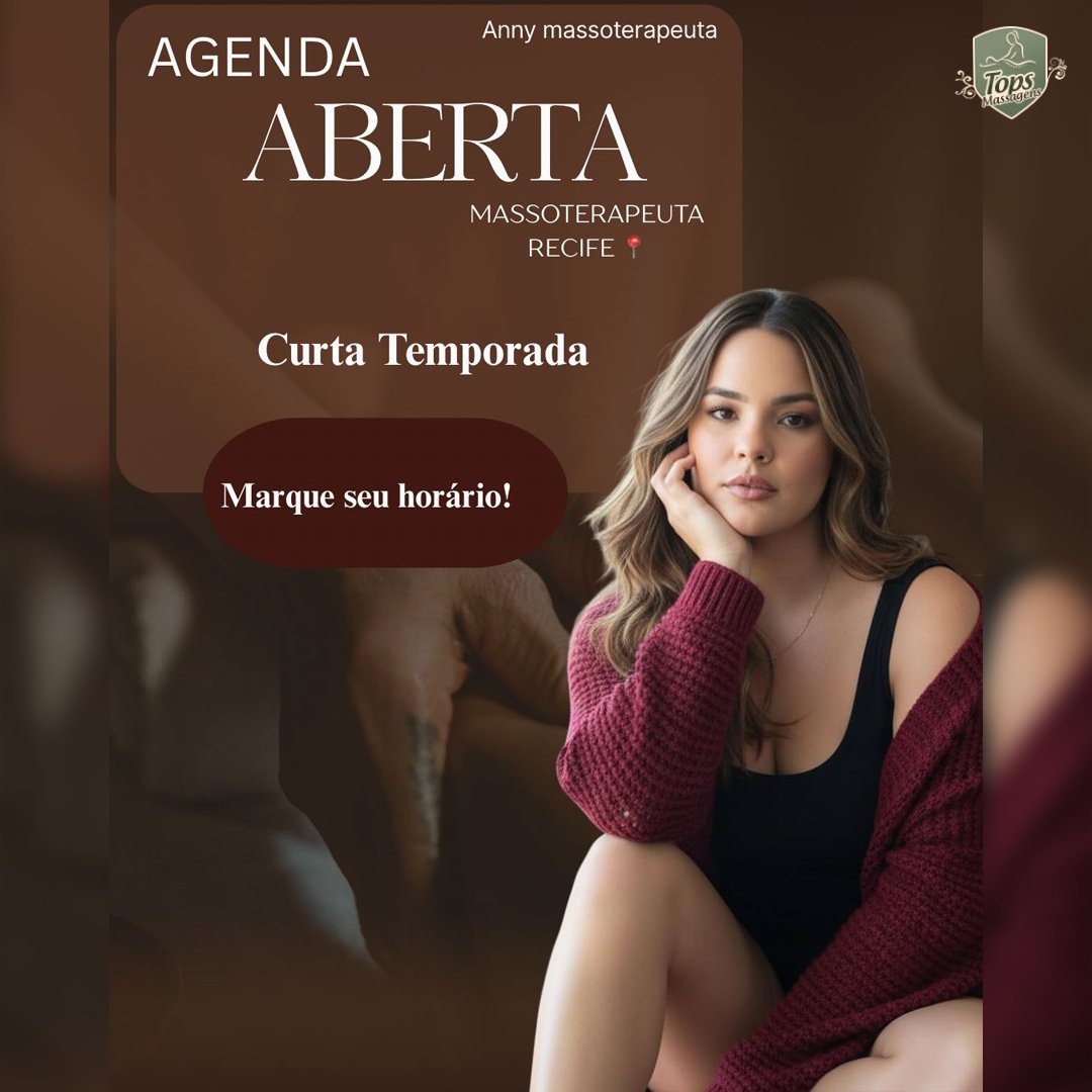 Massagem Sensual Recife - Tops Massagens - Anny Lima