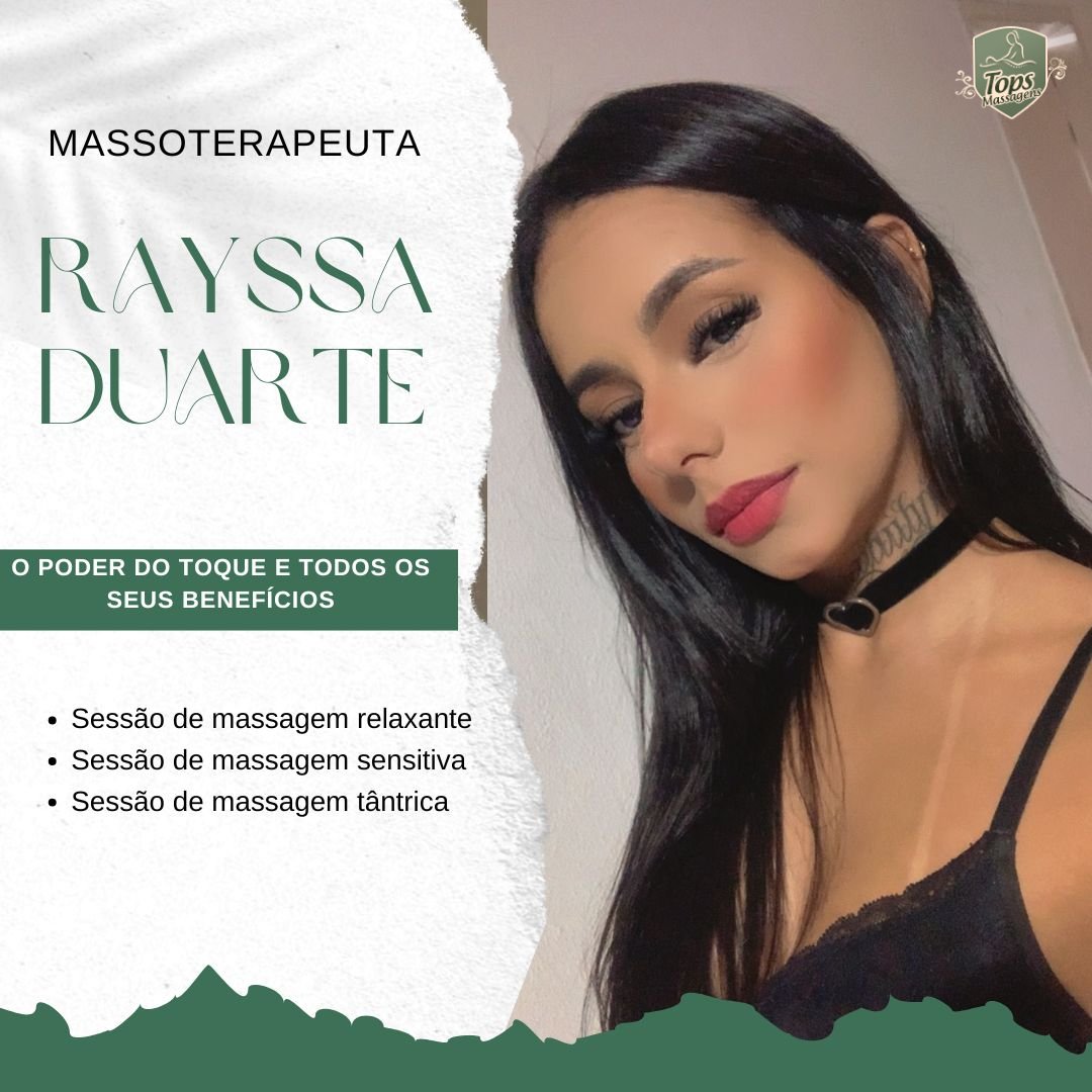 Massagem Sensual Maceió - Tops Massagens - Rayssa Duarte