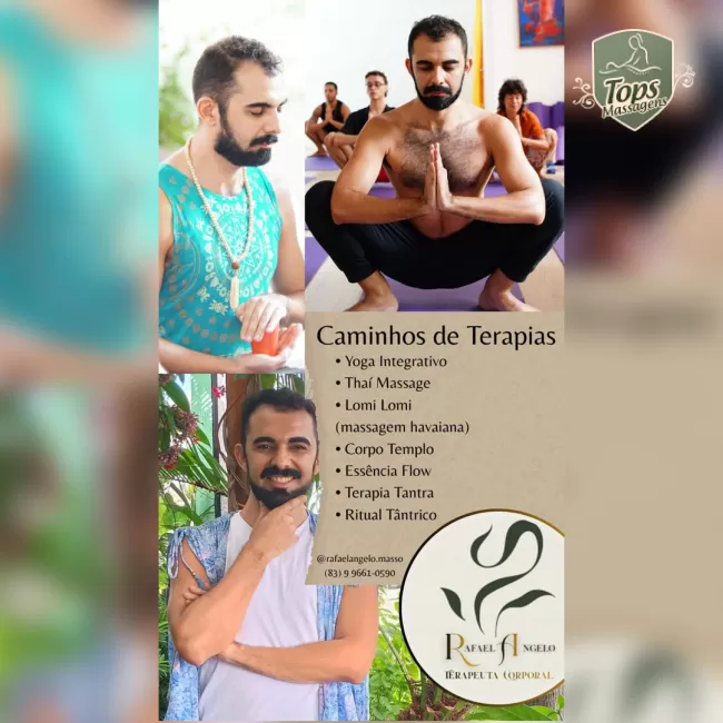 Massagem Sensual João Pessoa- Tops Massagens - Rafael Angelo Massoterapeuta