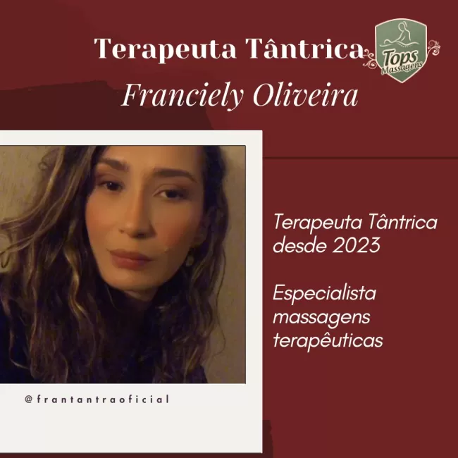 Terapeuta Fran - Massagista Sensual  em Maceió - AL - Tops Massagens