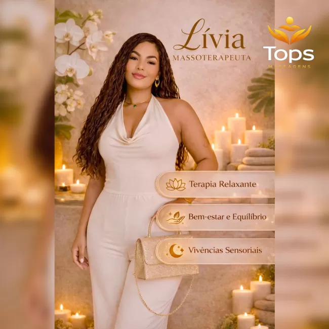 Livia Santos - Massagista Sensual  em João Pessoa - PB - Tops Massagens