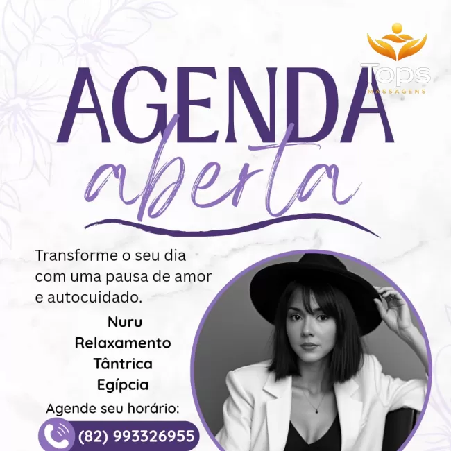 Egípcia - Massagens Terapêuticas - Massagista Sensual  em Maceió - AL - Tops Massagens