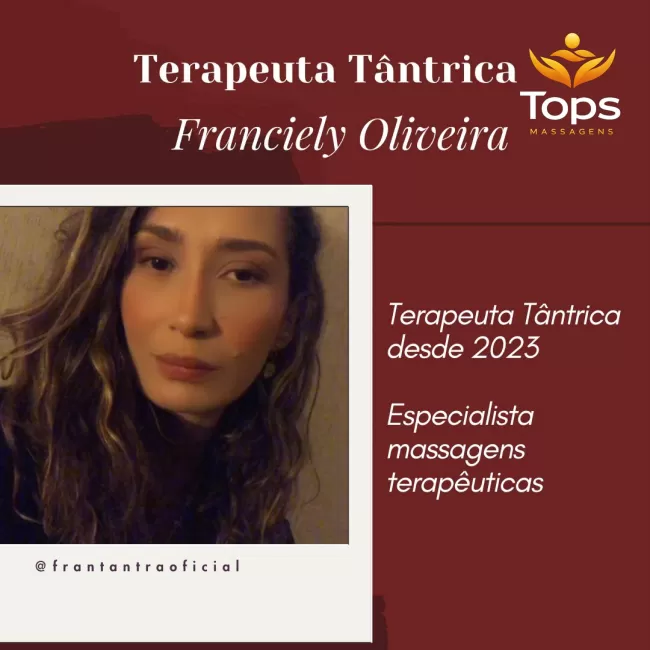 Terapeuta Fran - Massagista Sensual  em Maceió - AL - Tops Massagens