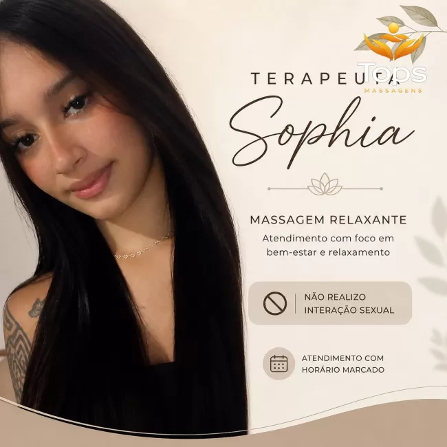 Sophia - Massagista Sensual  em Maceió - AL - Tops Massagens