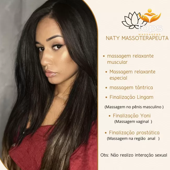 Naty Massoterapeuta - Massagista Sensual  em Maceió - AL - Tops Massagens