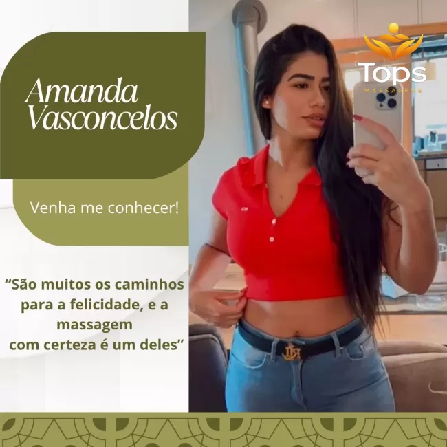 Amanda Vasconcelos - Massagista em Maceió - AL - Massagem Nuru e Tântrica