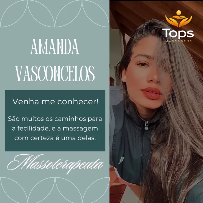 Amanda Vasconcelos - Massagista em Maceió - AL - Massagem Nuru e Tântrica