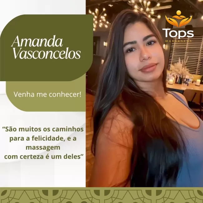 Amanda Vasconcelos - Massagista em Maceió - AL - Massagem Nuru e Tântrica