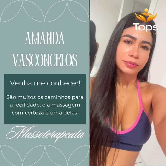 Amanda Vasconcelos - Massagista em Maceió - AL - Massagem Nuru e Tântrica