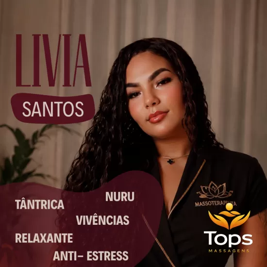 Livia Santos - Massagista Sensual  em João Pessoa - PB - Tops Massagens