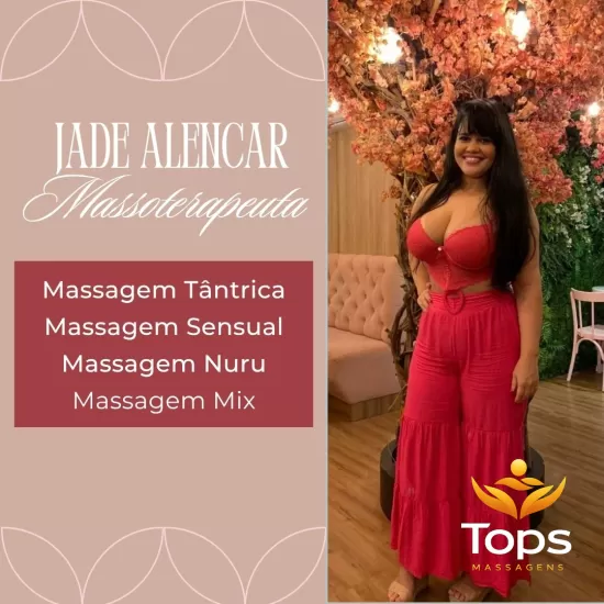 Jade Alencar - Massagista Sensual  em Maceió - AL - Tops Massagens