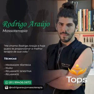 Rodrigo Araújo Massoterapia - Massagista em Recife - PE | Ver perfil Rodrigo Araújo Massoterapia - Massagista em Recife - PE - Massagem Nuru e Tântrica