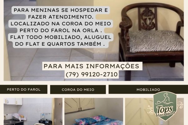 Aluguel Flat Aracaju - Espaço para Aluguel de Massagem em Aluguel Flat Aracaju - Espaço para Aluguel de Massagem em