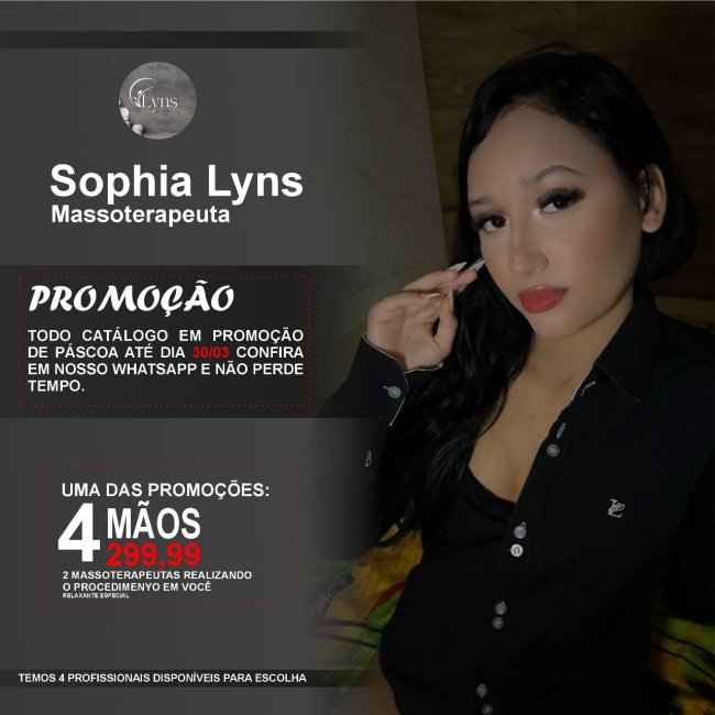 Massagem Sensual Maceió - Tops Massagens - Sophia Lyns