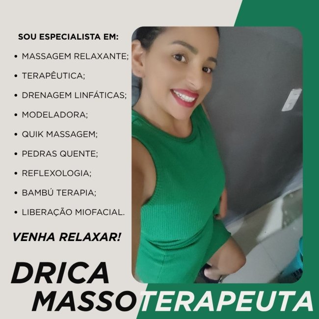 Massagem Sensual Curitiba - Tops Massagens - Drica Massoterapeuta