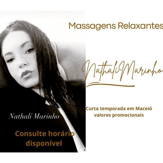 Massagem Sensual Maceió - Tops Massagens - Nathali Terapeuta