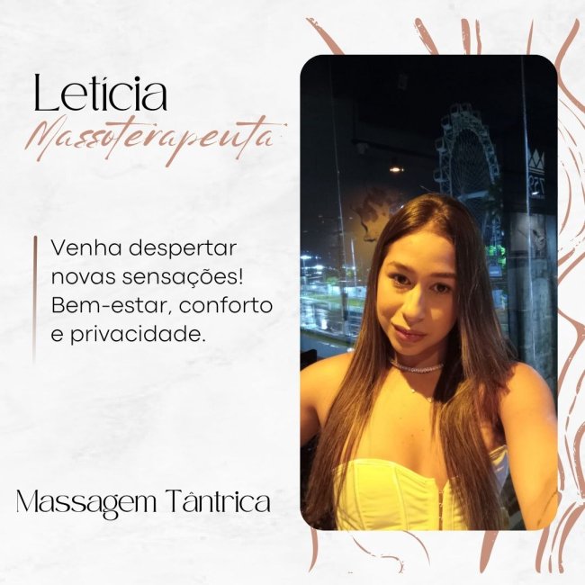 Massagem Sensual Maceió - Tops Massagens - Leticia Massoterapeuta