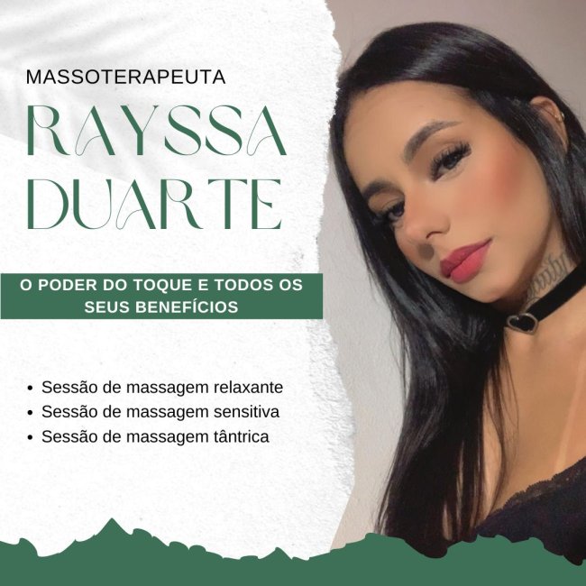Massagem Sensual Maceió - Tops Massagens - Rayssa Duarte