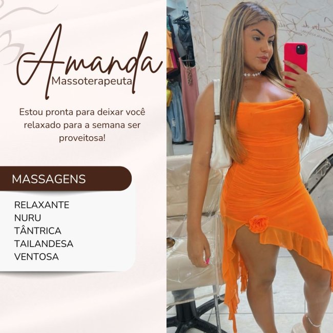 Massagem Sensual Maceió - Tops Massagens - Amanda Massoterapeuta