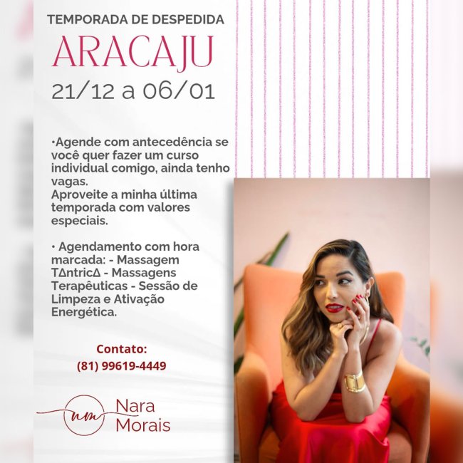 Massagem Sensual Maceió- Tops Massagens - Nara Terapeuta Corporal