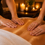 Massagem a quatro mãos: o que é e como funciona - Tops Massagens
